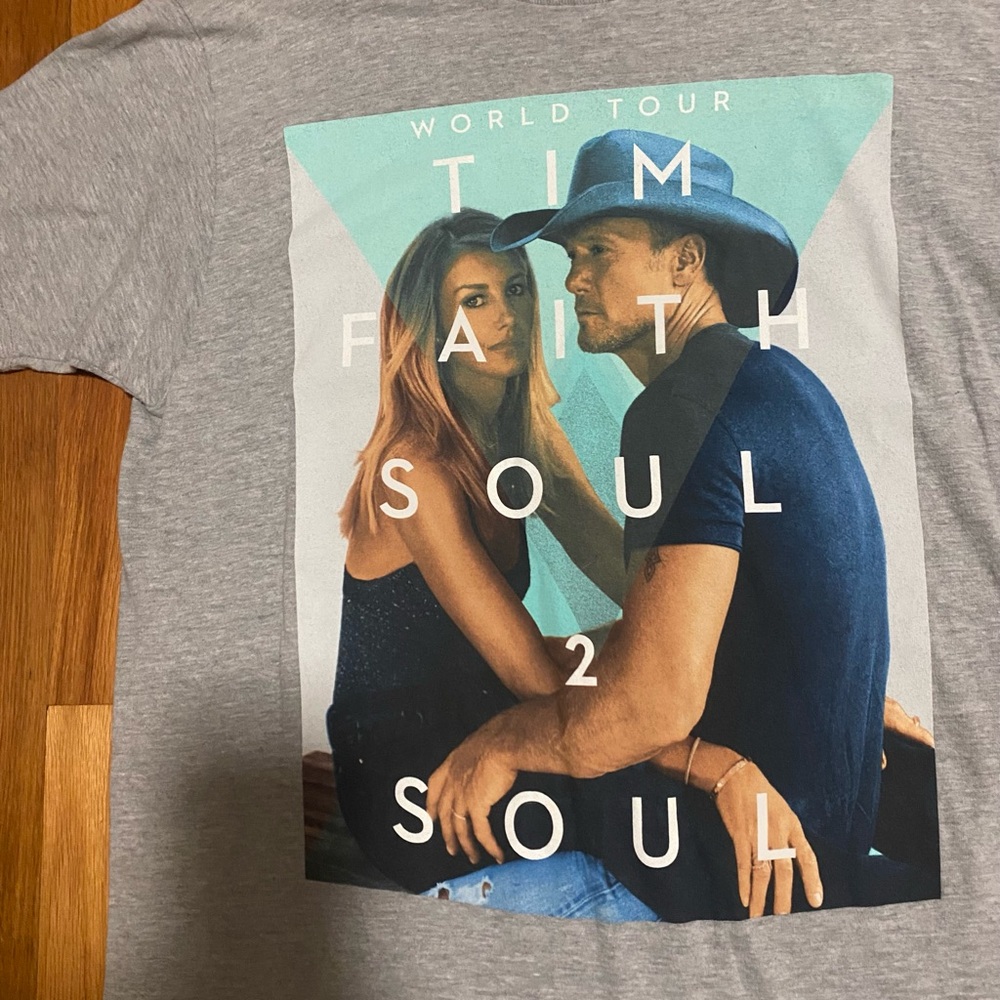 Tim McGraw and Faith Hill 2018 soul 2 soul tour tshirt lg